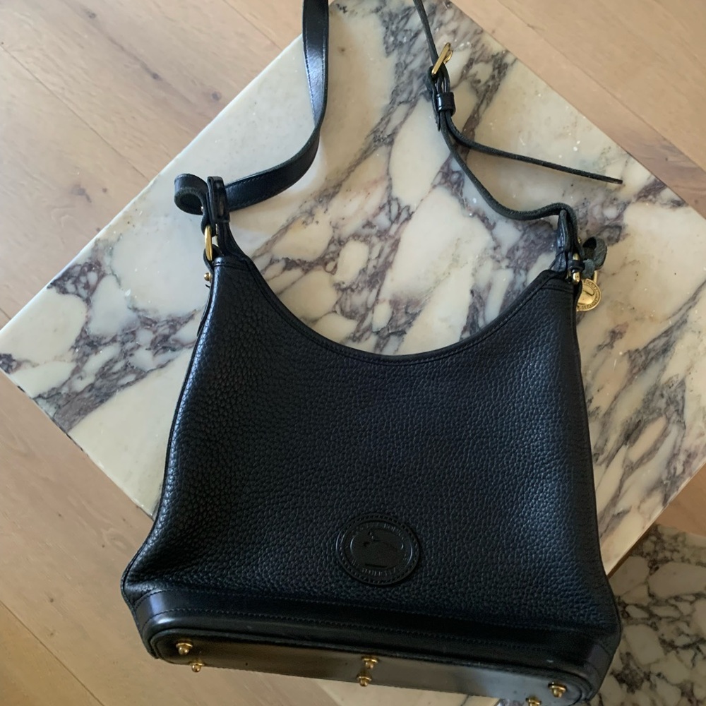 Dooney & Bourke Black Leather Hobo Bag